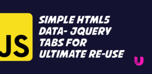 Simple HTML5 data- jQuery tabs, markup free and relative to their container for ultimate re-use